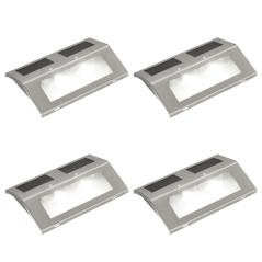 Lâmpadas solares para escadas, 4 pcs