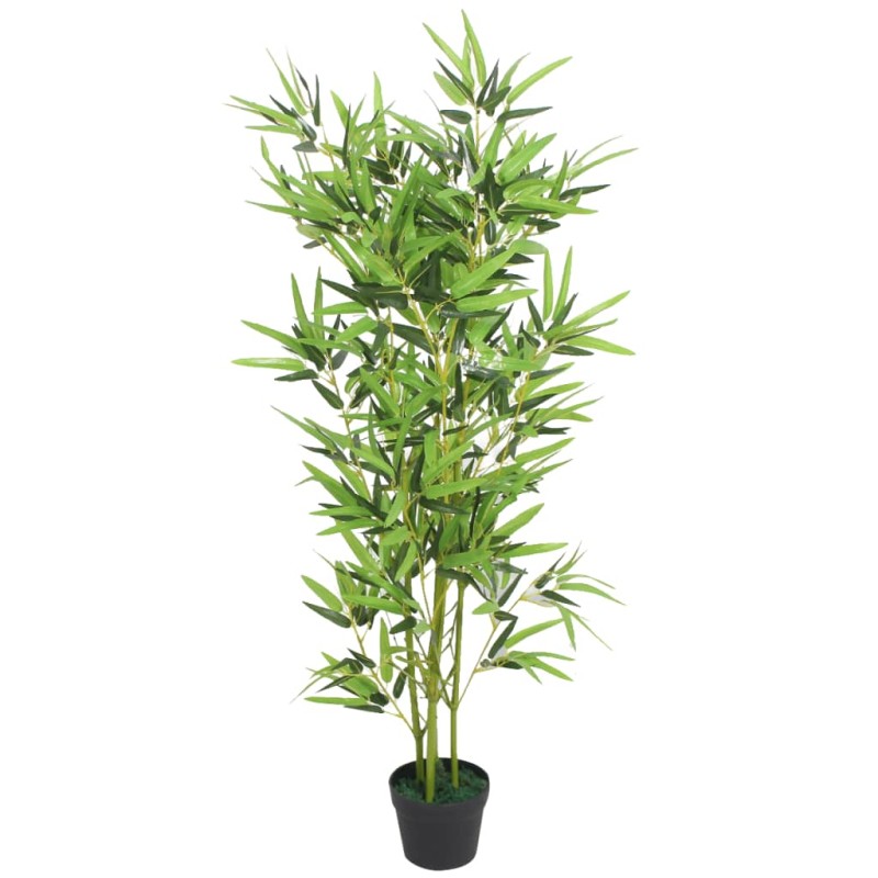 Planta bambu artificial com vaso 120 cm verde-Flores sintéticas-Home Retail