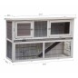 @Pet Coelheira Bigfoot 137x50x85 cm madeira branco 26024