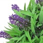 Conjunto de 2 bolas de buxo artificiais com lavanda 28 cm