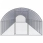 Galinheiro de exterior 3x24x2 m aço galvanizado