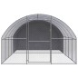 Galinheiro de exterior 3x4x2 m aço galvanizado