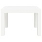 Mesa de jardim 59x47x40 cm PP branco