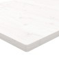 Tampo de mesa quadrado 80x80x2,5 cm pinho maciço branco