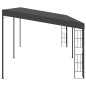 Gazebo de montagem na parede 3x6 m tecido antracite