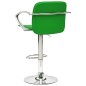 Bancos de bar 2 pcs couro artificial verde