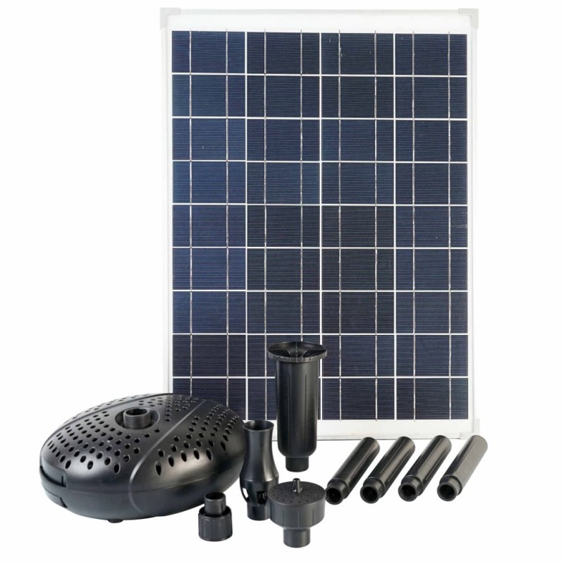 Ubbink Conjunto SolarMax 2500 com painel solar e bomba-Acessórios para fontes e lagos-Home Retail