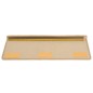 Tapete/carpete para degraus 15 pcs 65x21x4 cm dourado