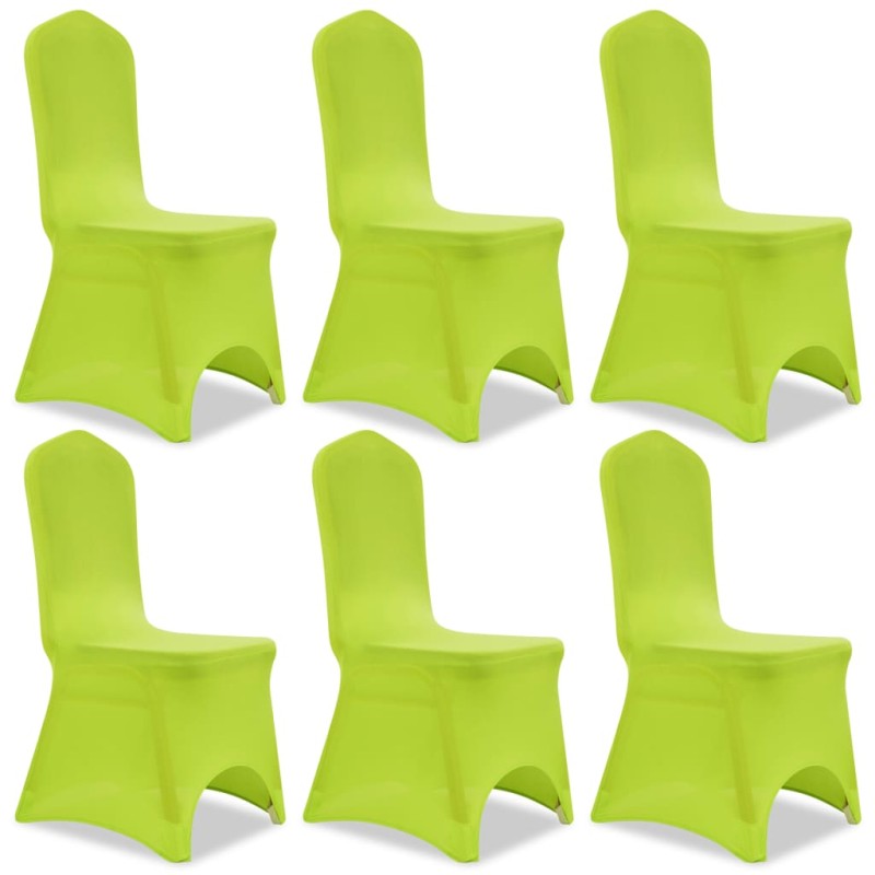 Capa extensível para cadeira 6 pcs verde-Capas de sofás-Home Retail