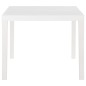 Mesa de jardim 150x90x72 cm PP branco