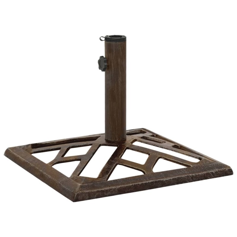 Base para guarda-sol ferro fundido 44x44x31 cm bronze-Suportes para guarda-sóis-Home Retail