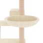 Árvore para gatos c/ postes arranhadores sisal 82,5 cm creme