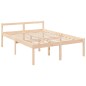 Cama para idosos 140x190 cm pinho maciço