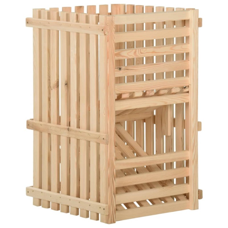 Caixa para batatas 50x50x80 cm pinho maciço-Cestos para complementos-Home Retail