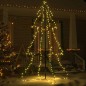 Árvore de Natal em cone 240 LEDs 118x180 cm interior e exterior