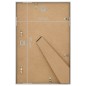 Molduras para parede ou mesa 5 pcs 70x90 cm MDF prateado