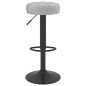 Cadeiras de bar 2 pcs veludo cinzento