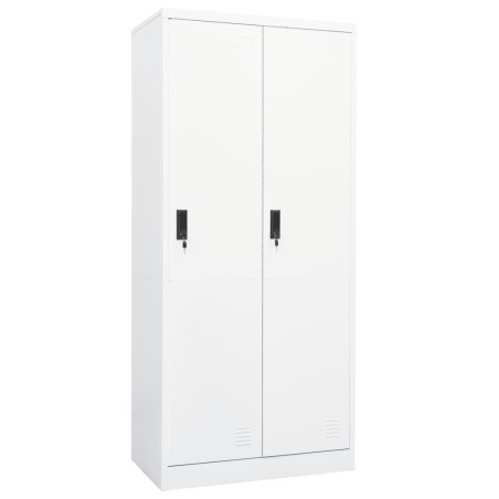 Roupeiro 80x50x180 cm aço branco