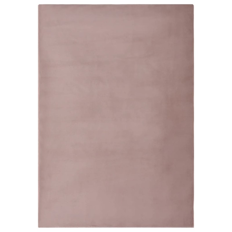 Tapete em pele de coelho artificial 200x300 cm rosa velho-Tapetes-Home Retail