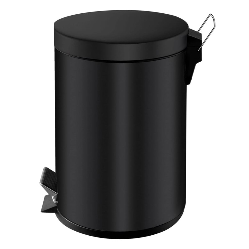 EKO Caixote do lixo com pedal Classic 3 L preto-Contenção de resíduos-Home Retail