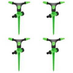 Sprinklers rotativos 4 pcs 16x13,5x25,5 cm ABS/PP verde/preto