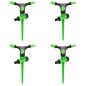 Sprinklers rotativos 4 pcs 16x13,5x25,5 cm ABS/PP verde/preto