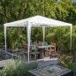 HI Gazebo 3x3 m branco