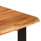 Mesa de jantar 110x50x76 madeira de acácia maciça