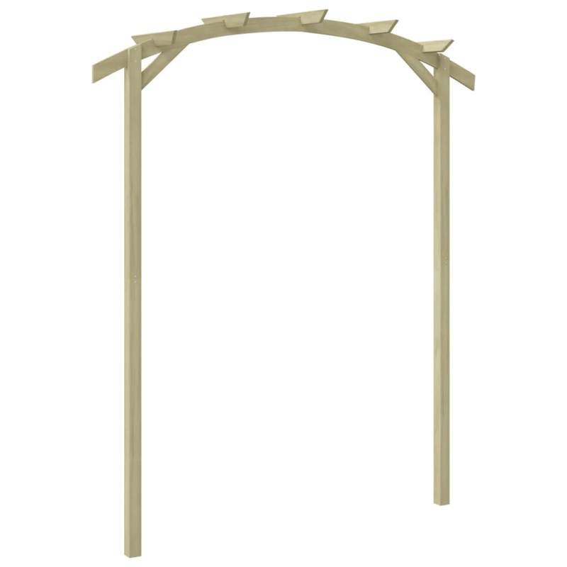 Pérgola de jardim 180x210x40 cm madeira de pinho impregnada-Arcos, treliças e pérgolas de jardim-Home Retail