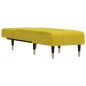 Chaise longue veludo amarelo