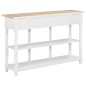 Mesa consola 120x30x76 cm MDF branco