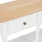 Mesa consola 120x30x76 cm MDF branco