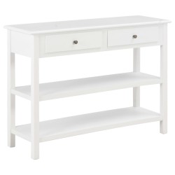 Aparador 110x35x80 cm MDF branco