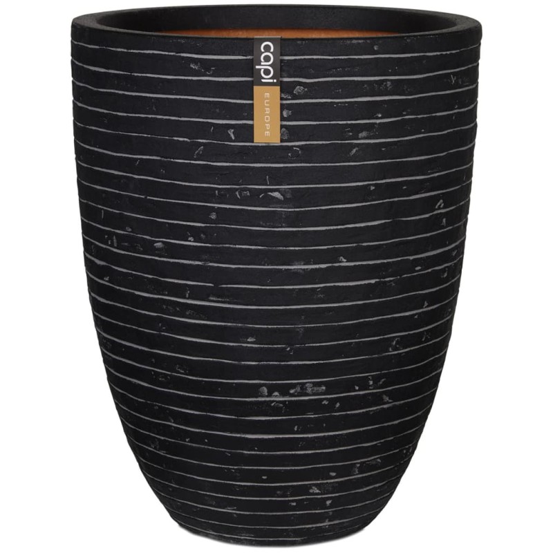 Capi Vaso elegante e baixo Nature Row 46x58 cm antracite KRWZ783-Vasos e floreiras-Home Retail