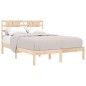 Estrutura de cama king 150x200 cm madeira maciça