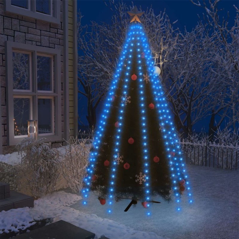 Cordão de luzes árvore de Natal 300 luzes LED 300 cm azul-Iluminação de Natal-Home Retail