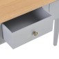 Toucador/mesa consola 79x30x74 cm madeira cinzento