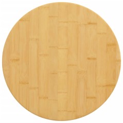 Tampo de mesa Ø50x4 cm bambu