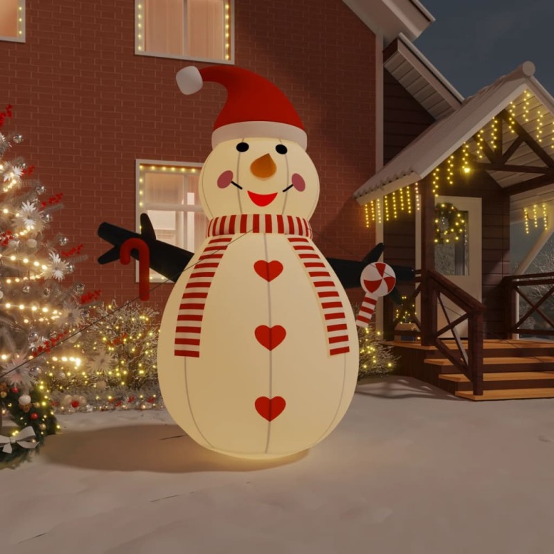 Boneco de neve insuflável com luzes LED 360 cm-Luzes de Natal-Home Retail