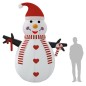 Boneco de neve insuflável com luzes LED 360 cm