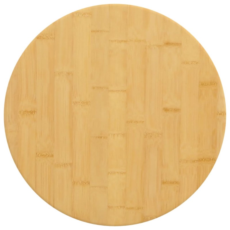 Tampo de mesa Ø40x2,5 cm bambu-Tampos de mesa-Home Retail