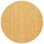 Tampo de mesa Ø40x2,5 cm bambu