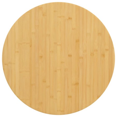 Tampo de mesa Ø90x4 cm bambu