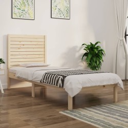 Estrutura de cama solteiro 90x190 cm madeira maciça