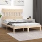 Estrutura de cama super king 180x200 cm madeira maciça