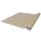 Tapetes retangulares de bambu natural 2 pcs 120x180 cm