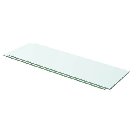 Prateleiras 2 pcs 60x15 cm vidro transparente