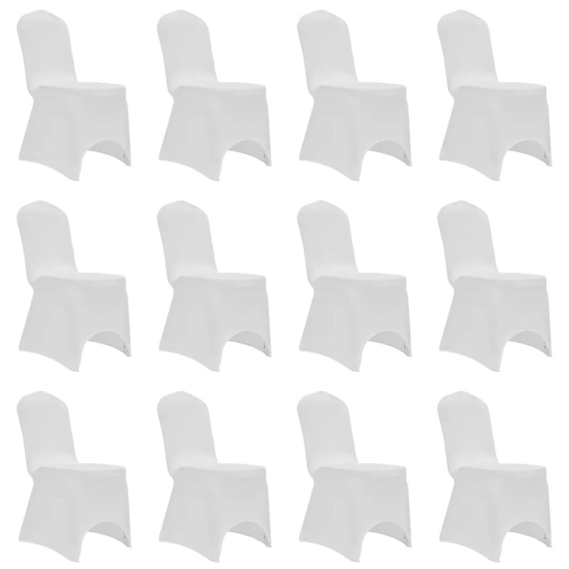 Capa para cadeira elástica 12 pcs branco-Capas de sofás-Home Retail