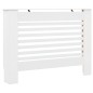 Coberturas de radiador 2 pcs 112x19x81,5 cm MDF branco