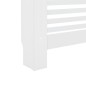 Coberturas de radiador 2 pcs 112x19x81,5 cm MDF branco